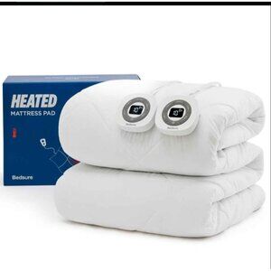 Heated Mattress Pad King Bed Warmer with Memory Preheat Functions